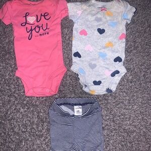 Carters newborn set